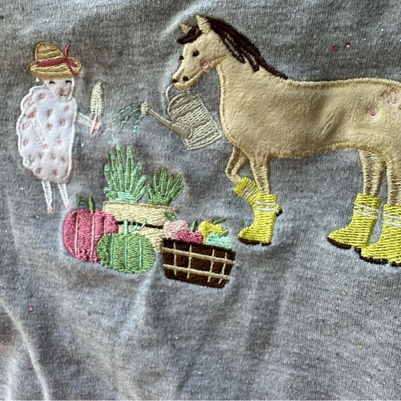 Baby Girl John Deere Embroidered Long Sleeve Shirt Size 6/9 Months - Picture 3 of 6